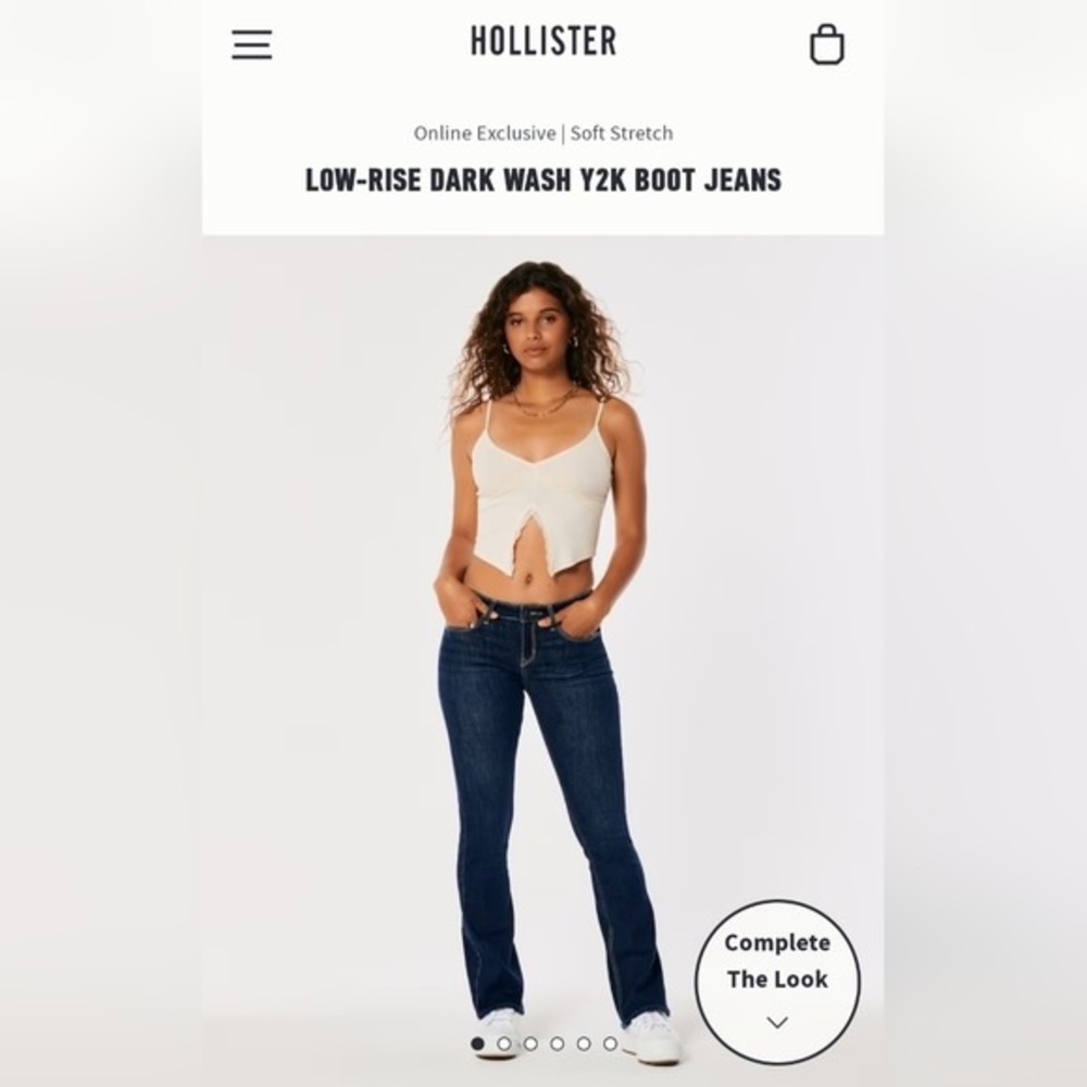 Hollister low rise y2k jeans
